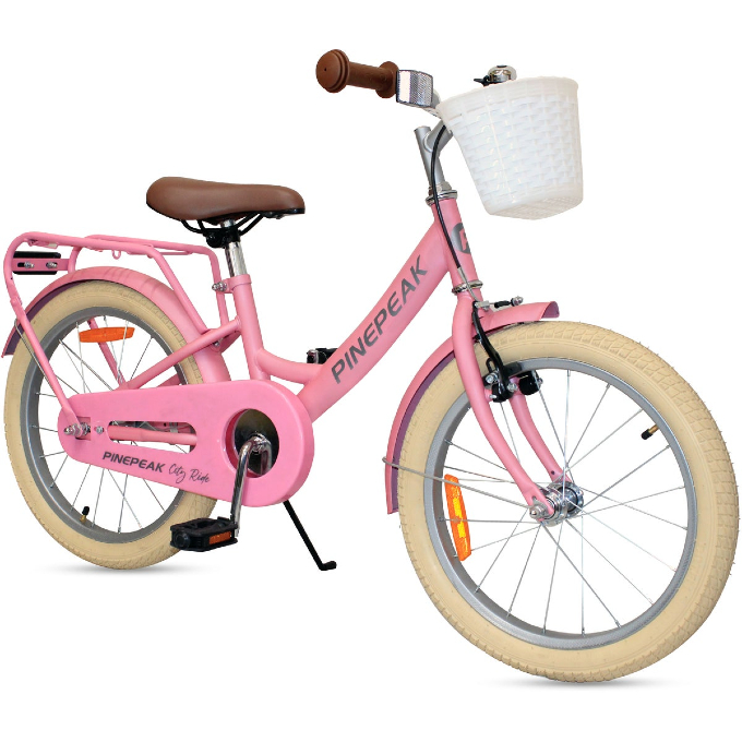 Barncykel Pinepeak Daisy 18 Tum, Rosa
